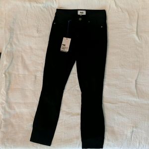 NWT Paige Black Skinny Jeans sz25